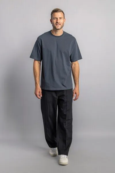 DIRTS dirts Heavy Cotton T-Shirt OVERSIZED, Charcoal, – Produktbild 2 von 4