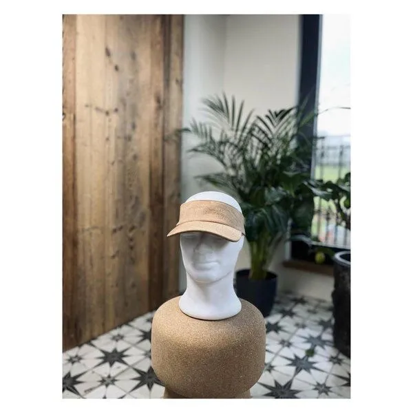 Kork-Deko Kork-Deko Tennis Cap aus Kork | Cap Schirmmütze aus Kork - beige - Natürlich & Nachhaltig – Produktbild 4 von 4