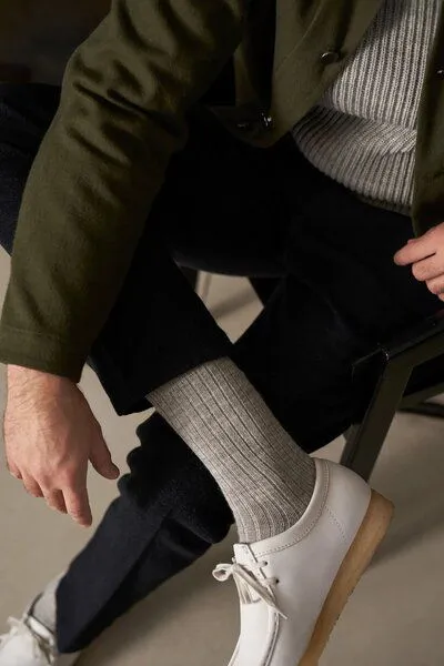 About Companions About Companions Alpaca Socks, Grau, – Produktbild 2 von 3