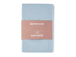 HANS NATUR Betthimmel Baldachin Bio-Baumwolle hellblau 115 x 300 cm – Produktbild 1 von 1