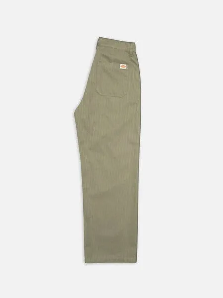 Nudie Jeans Nudie Jeans Wendy Herringbone Pants, Pale green (hellgrün), – Produktbild 3 von 4