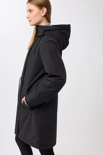 LangerChen LangerChen Parka locker geschnitten und wattiert, Black (schwarz), – Produktbild 2 von 4