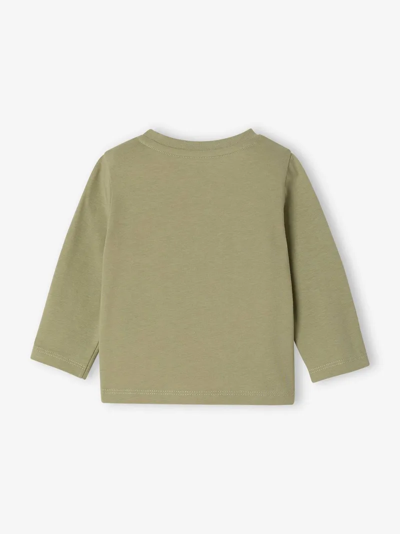 Vertbaudet Jungen Baby Shirt, Pistaziengrün, – Produktbild 4 von 4