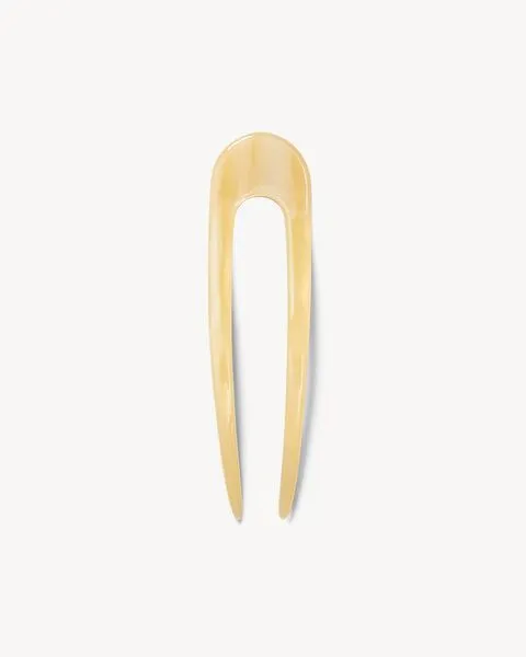 JAN N JUNE JAN N JUNE MACHETE French HAIR PIN aus Acetat, Citrine (gelb), – Produktbild 1 von 2