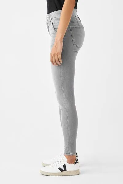 DAWN Damen Jeans SUN UP Powerstretch Design Details DAWN Bio-Baumwolle, Blue, – Produktbild 3 von 5