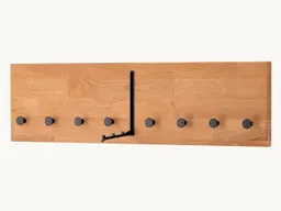Garderobe "Tenero" | H22xB50xT2,5 cm | Wildeiche – Produktbild 1 von 1