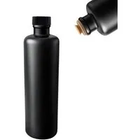 mikken mikken Ölflasche 500 ml aus Keramik – matt schwarz mit Ausgießer & Kappe – Produktbild 1 von 1