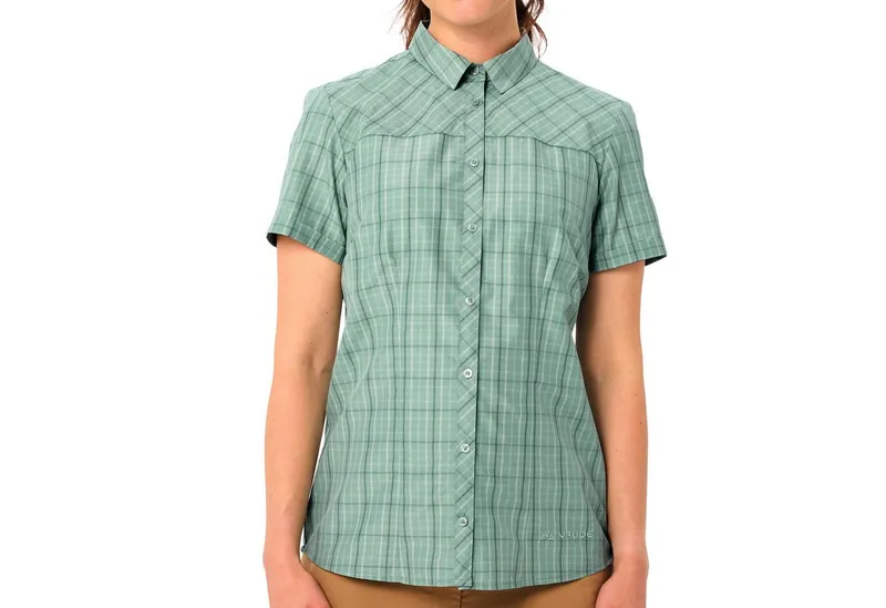 Vaude Vaude Funktionsbluse Tacun Shirt II mit Markendetails, 097 dusty fern / ecru, – Produktbild 2 von 4