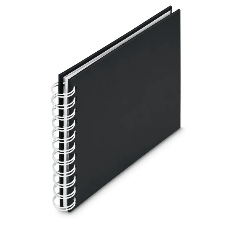 Hama Hama Spiral-Album "Fine Art", 18,5x15 cm, 30 weiße Seiten, New Black – Produktbild 1 von 5