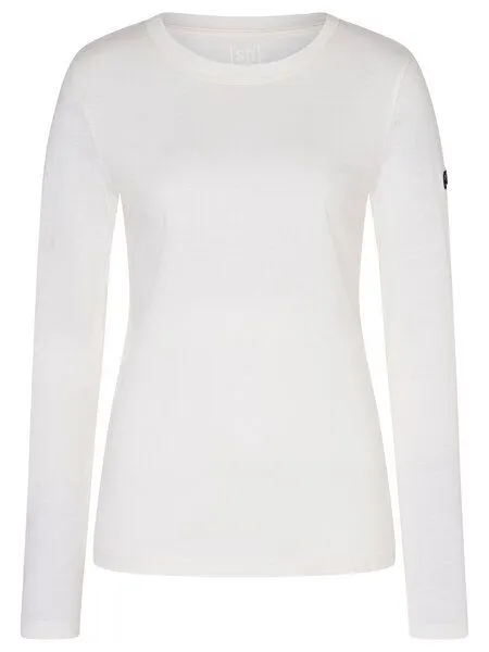 Super.Natural Super.Natural W CASUAL BIO COTTON LS für Damen, Bright white, – Produktbild 3 von 4