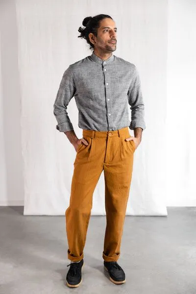 Jyoti - Fair Works Jyoti - Fair Works Bio-Baumwoll Hose Sameer Curry – Produktbild 4 von 4
