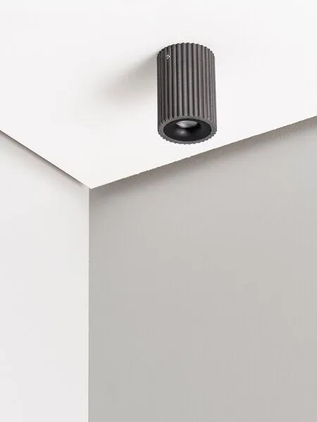 GANTlights Deckenspot klein Deckenleuchte GANTlights S2s, Dunkel, – Produktbild 1 von 4