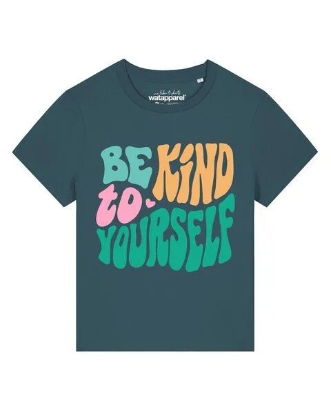 watapparel watapparel T-Shirt Frauen Be kind to yourself, Stargazer, – Produktbild 1 von 2