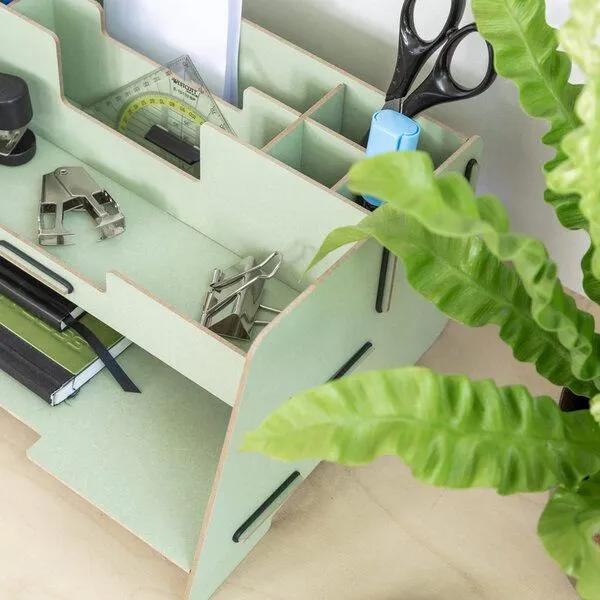 WERKHAUS WERKHAUS Schreibtisch-Organizer Basic, Jadegrün, – Produktbild 3 von 4