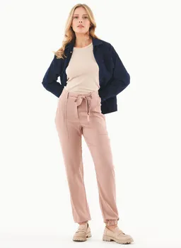 ORGANICATION ORGANICATION Damen vegan Jogginghose Ecovero Misty Rose – Produktbild 1 von 1