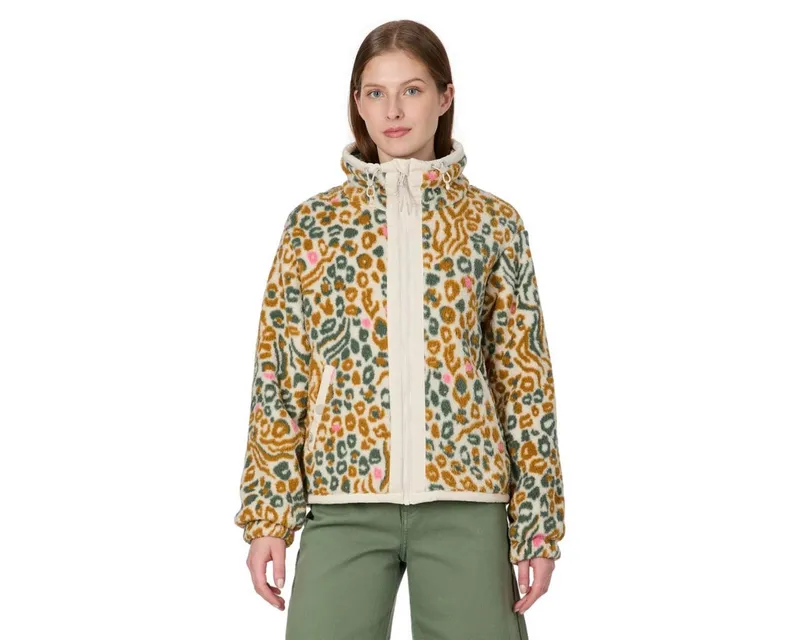 ragwear ragwear Kapuzenpullover Ragwear Nordicka Print - Damen Sweatjacke, Braun, – Produktbild 1 von 1