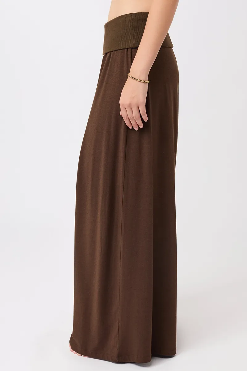 mandala MANDALA Damen vegan Lounge Hose Wilderness Brown, Braun, – Produktbild 2 von 2