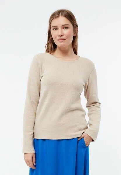Givn Berlin Givn Berlin Sweater GBLUCILLE aus recycelter Baumwolle, Light beige, – Produktbild 1 von 4