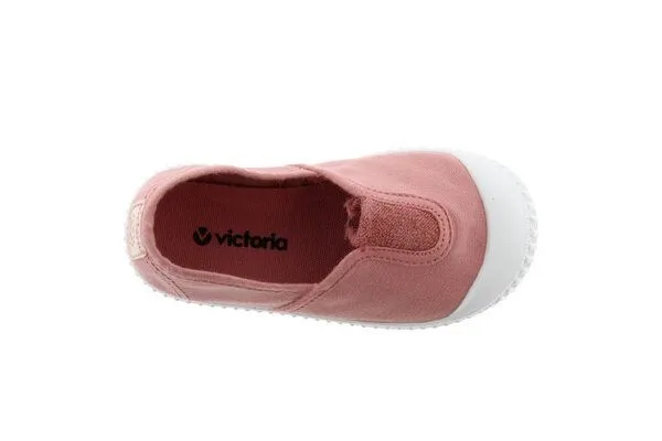 Victoria Victoria vegane Kinder-Schlüpfsneaker – Camping de Lona, Nude (rosa), – Produktbild 4 von 4