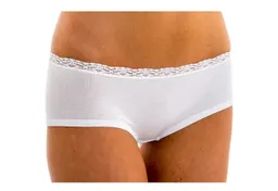 HERMKO Panty 5790 Panty mit Spitzen, Bio-Baumwolle/Elastan, keine Gummiabschlüsse – Produktbild 1 von 1