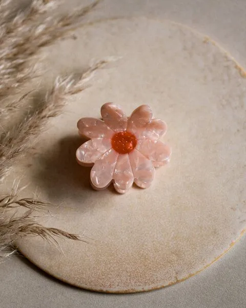 lille mus lille mus Haarklammer 'Blume', Rosa, – Produktbild 3 von 4