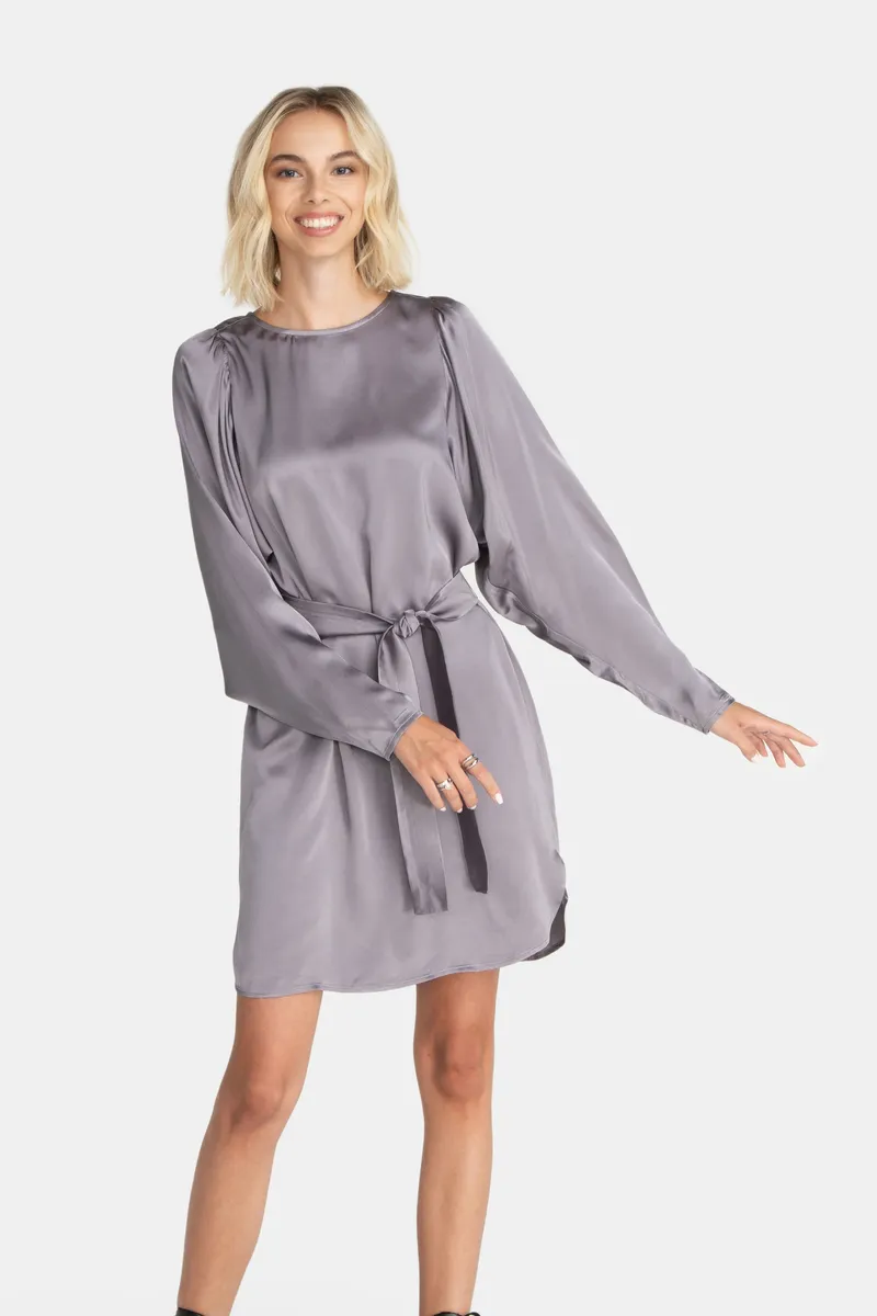 Lovjoi LOVJOI Damen vegan Kleid Melissar Hellviolett, Lila, – Produktbild 2 von 2
