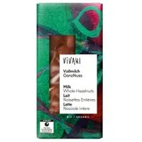 Vivani Vollmilchschokolade mit ganzen Haselnüssen – Produktbild 1 von 1