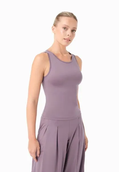 ORGANICATION ORGANICATION ANNYA | Sportliches Tanktop aus recyceltem Polyamid, Dirty lilac, – Produktbild 1 von 4