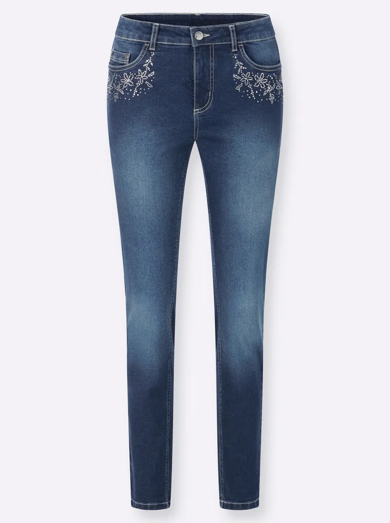 Witt Skinny Jeans, Blue-stone-washed, – Produktbild 1 von 2