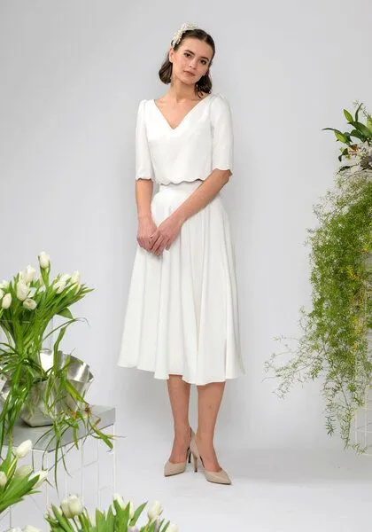 Atelier SNOW Atelier SNOW Zweiteiliges Brautkleid Peony-Alyssien – Produktbild 4 von 4