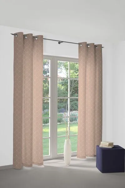 Nature by Adam Nature by Adam Vorhang aus 100% Bio-Baumwolle - Made in Germany - Indian Cortezada, Beige, – Produktbild 5 von 7