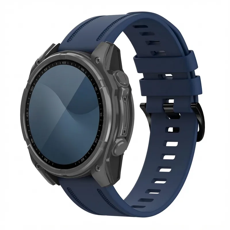 imoshion imoshion QuickFit® Line Silikonarmband - Garmin QuickFit® 20 mm Anschluss, Dunkelblau, – Produktbild 1 von 1