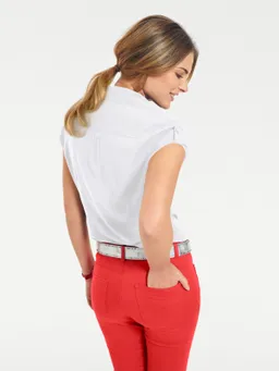 heine Kurzarm-Bluse weiß – Produktbild 1 von 1