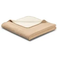 biederlack biederlack Wohn-und Kuscheldecke "Duo Cotton" tolle Farben, Mousse-ecru, – Produktbild 1 von 1