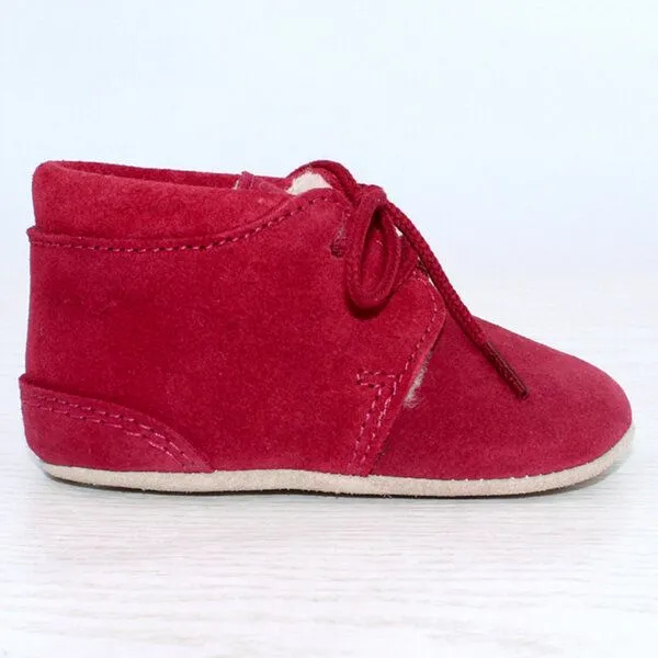 Pololo Pololo Laufanfänger-Barfußschuh Porto mit Wollfutter, 3 Farben, Rot, – Produktbild 2 von 4