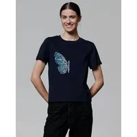 watapparel watapparel T-Shirt Frauen Crystal Butterfly – Produktbild 1 von 1