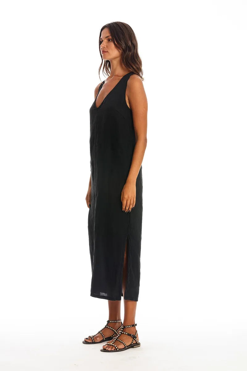 RAVENS VIEW IBIZA RAVENS VIEW IBIZA Damen vegan Kleid Winona Schwarz, Schwarz, – Produktbild 2 von 2