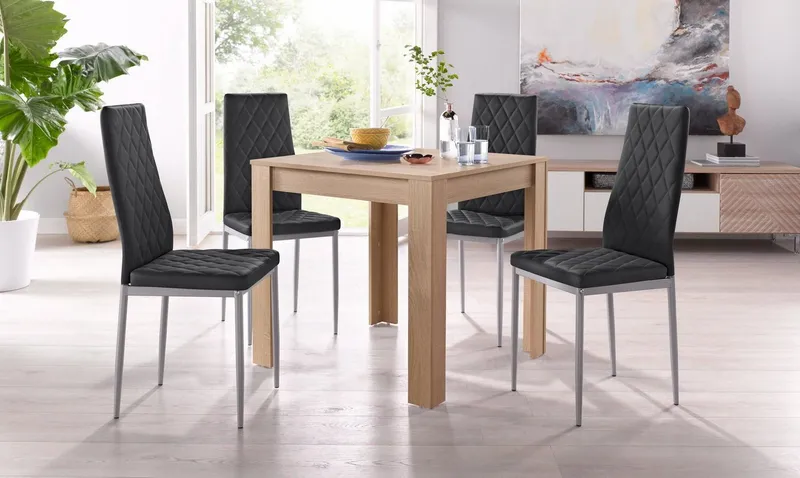 OTTO home Esstisch Meigh (OTTO-Choices), Breite 80 cm, in verschiedenen Farbvarianten erhältlich, Braun, – Produktbild 5 von 5
