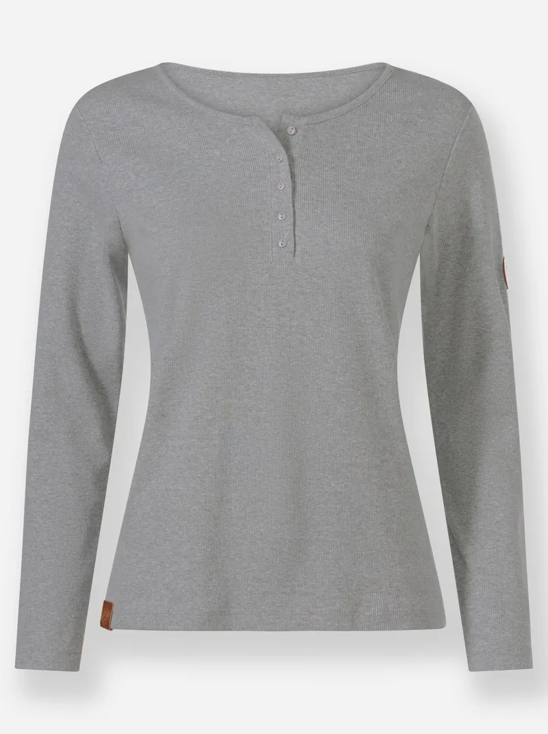 Witt Rundhalsshirt grau-meliert, Grau-meliert, – Produktbild 2 von 2