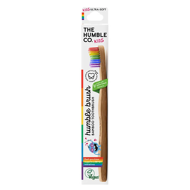 The Humble The Humble Co. Bambus-Zahnbürste für Kinder, Ultra Soft - Regenbogen – Produktbild 1 von 1