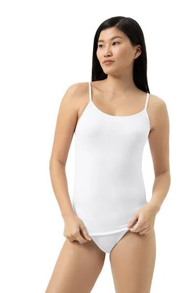 mey Mey Basic Spaghetti-Top Modal Pure, Weiss, – Produktbild 1 von 2