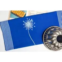 Hirschkind Hirschkind Bio & Fair-Trade-Geschirrtuch "Wilde Möhre" blau – Produktbild 1 von 1