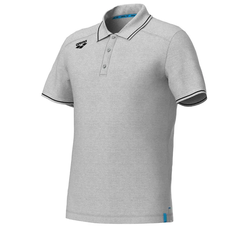 arena Polo-Shirt aus Baumwolle Arena Team Solid, Grau, – Produktbild 1 von 1