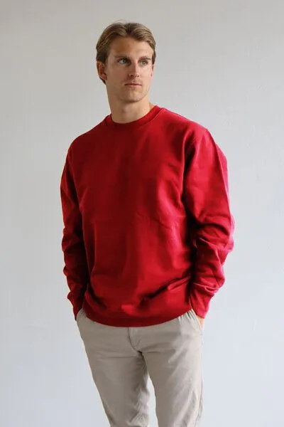 Kultgut Kultgut ProEarth Kollektion- Biofair hergestellt- Hochwertiger Sweaterpullover - For all day, Hellrot (tomatored), – Produktbild 1 von 2