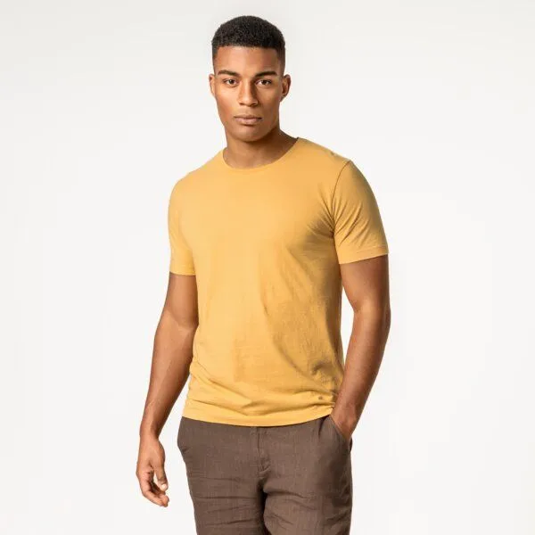 Living Crafts Living Crafts T-Shirt - THERREL, Mango (gelb), – Produktbild 1 von 4