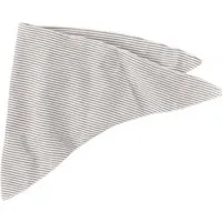 Lilano Lilano Baby und Kinder Dreieckstuch Wolle Seide grau-geringelt Maße 62 x 28 cm, Grau, – Produktbild 1 von 1