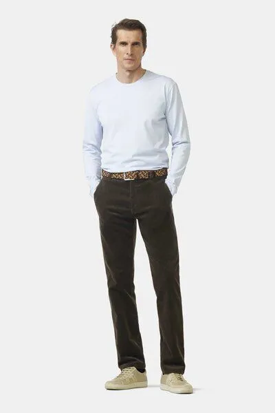 Meyer MEYER ACTIVE Cord Chino, Braun (mokka), – Produktbild 6 von 8