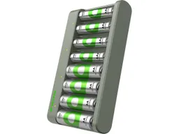 GP Battery GP Battery USB Ladegerät "E821U" inkl. 4 x AA mit je 2.000 mAh und 4 x AAA mit je 850 mAh – Produktbild 1 von 1