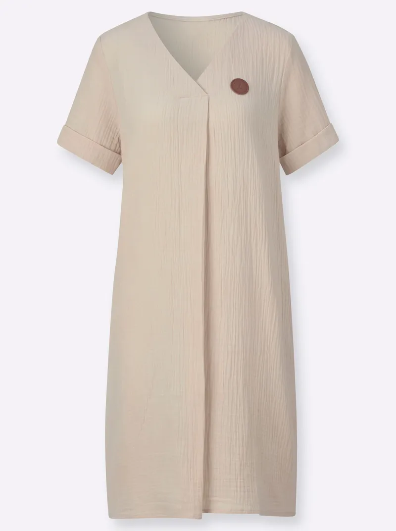 Witt Webkleid sand, Sand, – Produktbild 1 von 2