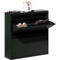 Metall-Schuhschrank 'Big One Shoe 2' schwarz – Produktbild 1 von 1